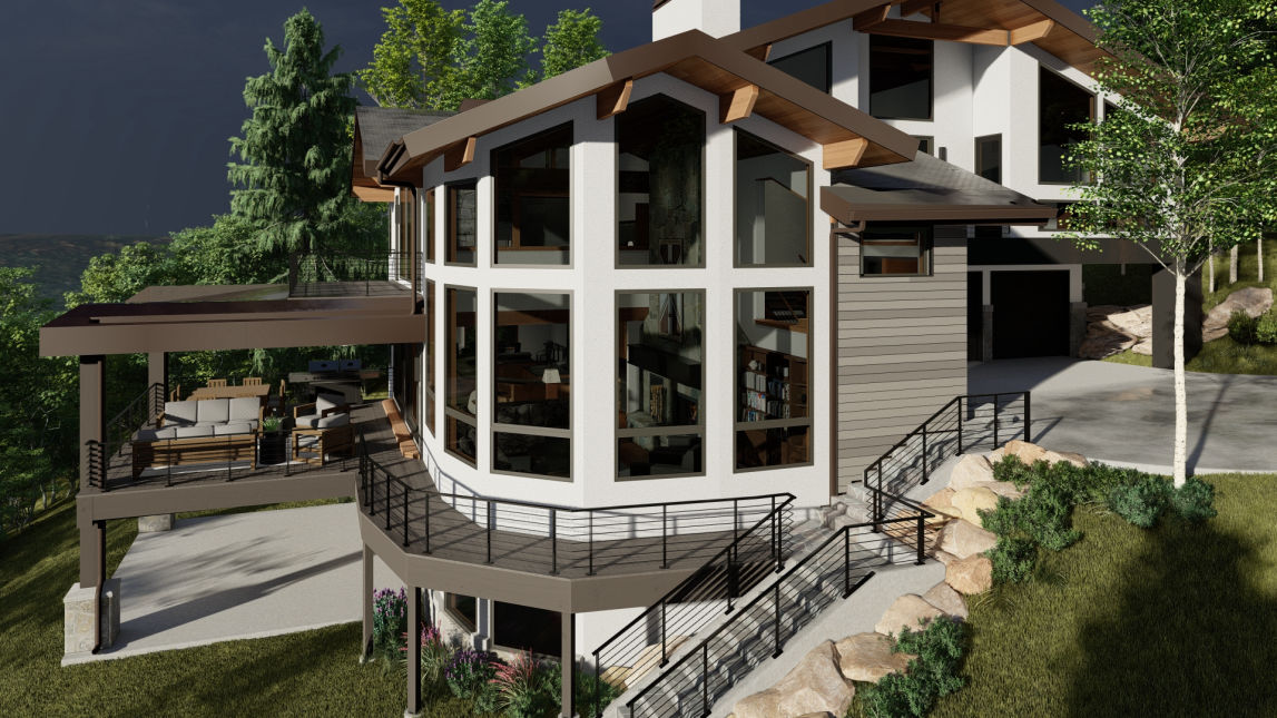 Deer Valley Ski Home Renovation by Tarsier 3D Studio