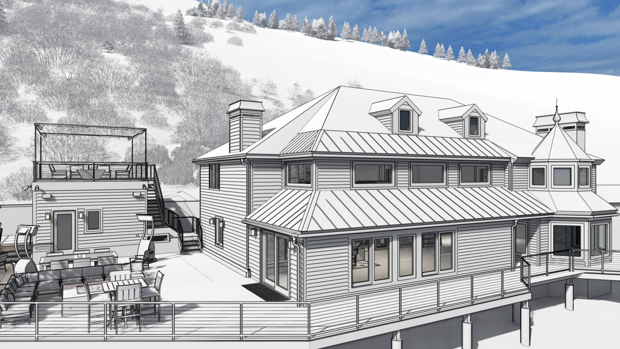 Old Town, Park City Ski Home Renovation by Tarsier 3D Studio